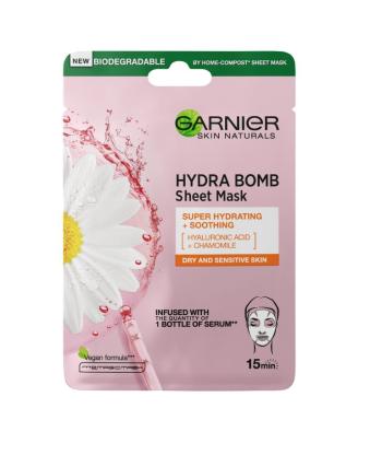 Garnier Skin Naturals Hydra Bomb Moisture+ Comfort superhydratační zklidňující textilní maska 28 g