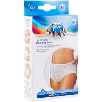 canpol babies Maternity Briefs poporodní kalhotky velikost L/XL 5 ks