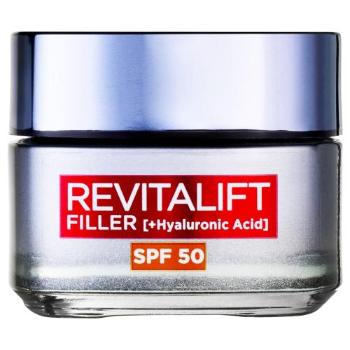 L'Oréal Paris Revitalift Filler HA SPF50 50 ml denní pleťový krém na všechny typy pleti; proti vráskám; zpevnění a lifting pleti