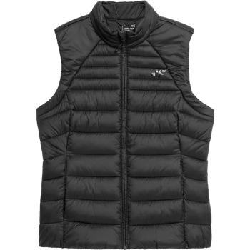 4F WOMEN'S JACKET Dámská vesta, černá, velikost XS