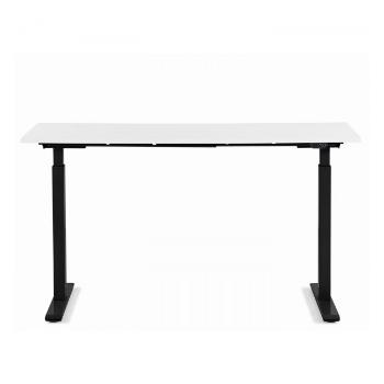 Pracovní stůl Office Smart – černo-bílá, 160 × 80 cm