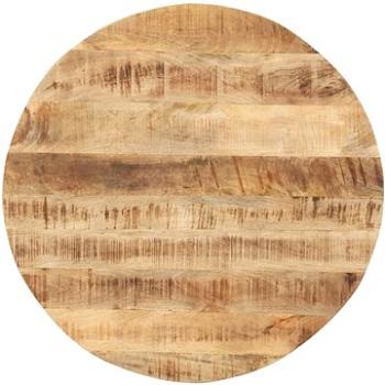 Stolní deska masivní mangovníkové dřevo kulatá 15–16 mm 40 cm 285999 (285999)