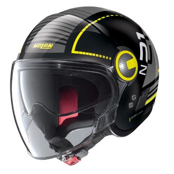 Moto helma Nolan N21 Visor Runabout  M (57-58)  Metal Black-Yellow