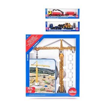 Siku Super - set 3 stavebních strojů A, 1:87 (8591864690978)