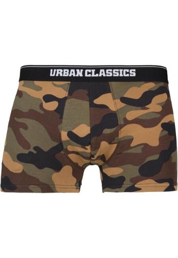 Urban Classics Organic Boxer Shorts 5-Pack wd camo+grn+blk+grey+sw camo - L