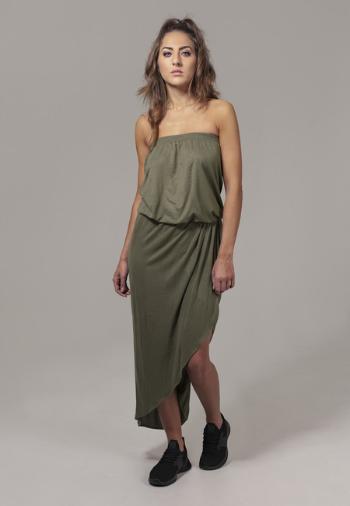 Urban Classics Ladies Viscose Bandeau Dress duskrose - 3XL