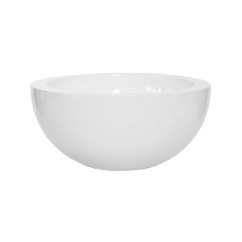 Květináč Vic Bowl, barva lesklá bílá, více velikostí - PotteryPots Velikost: S - v. 18 cm, ⌀ 38.5 cm