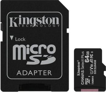 KINGSTON MicroSDXC 64GB UHS-I SDCS v2