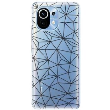 iSaprio Abstract Triangles 03 - black pro Xiaomi Mi 11 (trian03b-TPU3-Mi11)