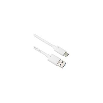 PremiumCord kabel USB-C - USB 3.0 A (USB 3.1 generation 2, 3A, 10Gbit/s) 0,5m bílá