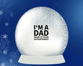 Sněhové těžítko I'm a dad, what is your superpow