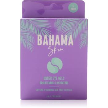 Bahama Skin Under Eyes Gels hydrogelová maska na oční okolí pro rozjasnění a hydrataci 5x2 ks