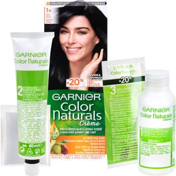 Garnier Color Naturals Creme barva na vlasy odstín 1+ Ultra Black