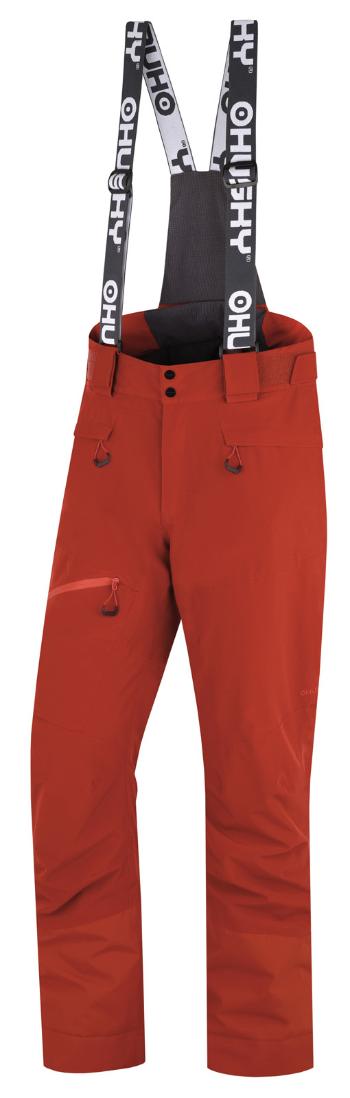 Husky Pánské lyžařské kalhoty Gilep M dk. brick Velikost: XL pánské kalhoty