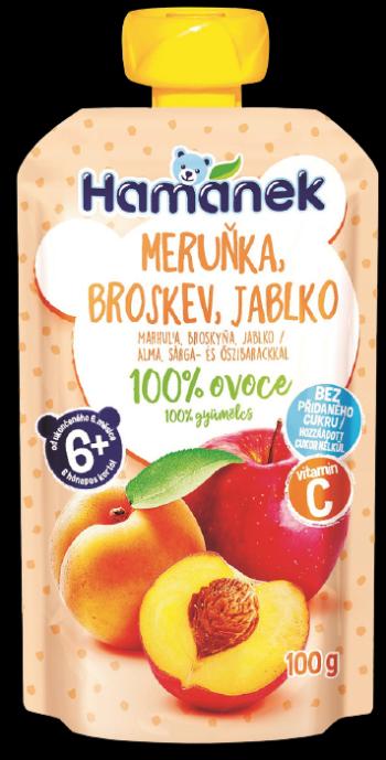 Hamánek Kapsička Broskev, meruňka, jablko 100 g