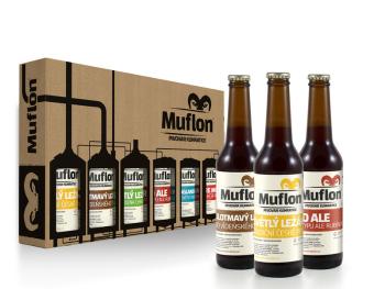 Degustační set piva Muflon – 6× 0,33 l