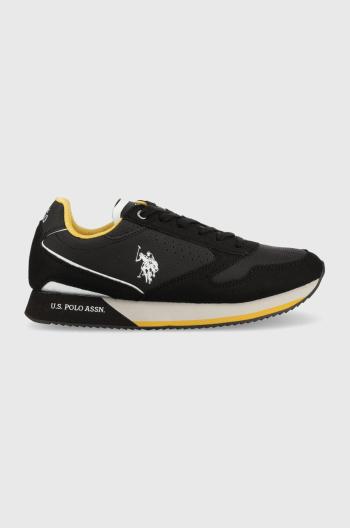 Sneakers boty U.S. Polo Assn. Nobil003m/bhy3 černá barva