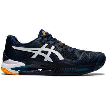 Asics GEL-RESOLUTION 8 CLAY Pánská tenisová obuv, tmavě modrá, velikost 41.5