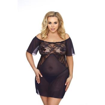 Krásná košilka Gorgeous+ Venea - Anais 3XL/4XL Tmavě modrá