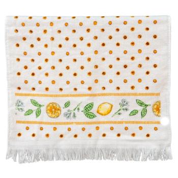 Kuchyňský froté ručník s citróny Lemons & Leafs - 40*66 cm CTLEL