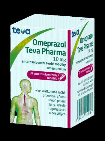 Omeprazol Teva Pharma 10mg perorální tobolky 28 ks