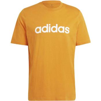 adidas LIN SJ T Pánské tričko, žlutá, velikost S