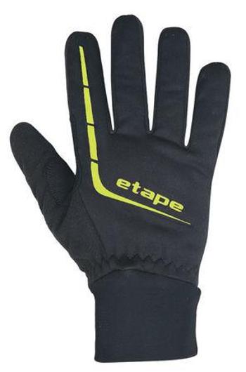 Etape - pánské rukavice GEAR WS+, černá/žlutá fluo S