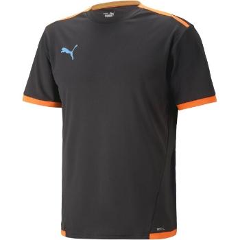 Puma TEAM LIGA JERSEY TEE Pánské fotbalové triko, černá, velikost