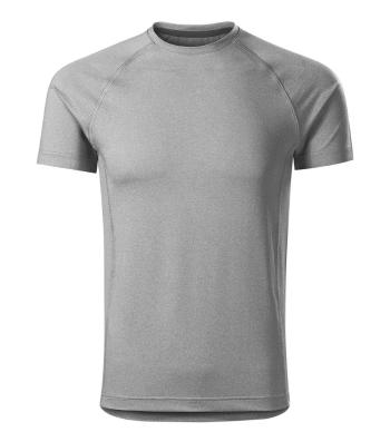 MALFINI Pánské tričko Destiny - Tmavě šedý melír | S