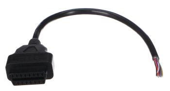 OBD-II prodlužovací kabel s 16 piny samice-samec ukončený 30cm kabely MECHANIC CABLE 27 SIXTOL