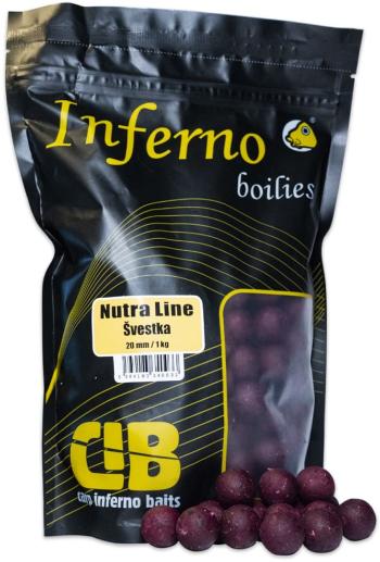 Carp inferno boilies nutra line švestka - 1 kg 20 mm