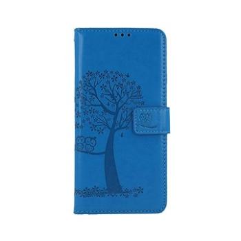 TopQ Samsung A22 knížkové Modrý strom sovičky 66289 (Sun-66289)