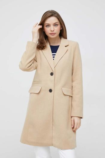 Kabát Vero Moda dámský, béžová barva, přechodný