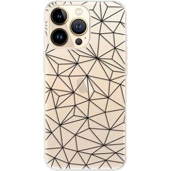 iSaprio Abstract Triangles 03 - black pro iPhone 13 Pro Max (trian03b-TPU3-i13pM)