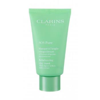 Clarins SOS Pure 75 ml pleťová maska pro ženy na smíšenou pleť; na mastnou pleť; na rozjasnění pleti