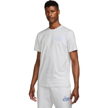 Nike NSW ESS+ CORE 1 TEE Pánské tričko, šedá, velikost XL