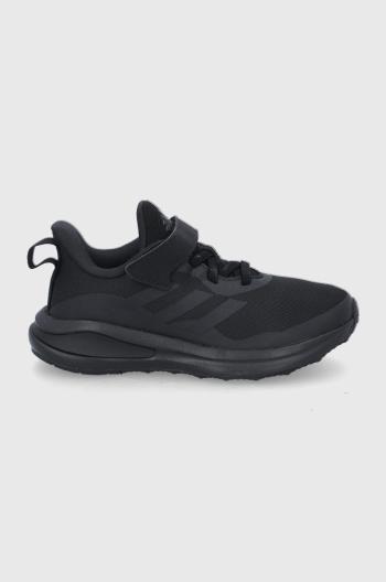 Dětské boty adidas Fortarun GY7601 černá barva