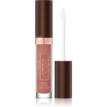 Eveline Cosmetics Choco Glamour hydratační lesklá rtěnka odstín 01 Ruby Chocolate 4,5 ml