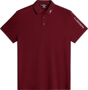 J.Lindeberg Tour Tech Regular Fit Cabernet XL Polo košile