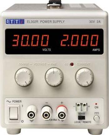 Laboratorní zdroj s nastavitelným napětím Aim TTi EL302R, 0 - 30 V/DC, 0 - 2 A, 60 W, Počet výstupů: 1 x