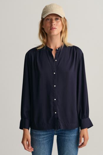 KOŠILE GANT D1. REL WIDE CUFF BLOUSE modrá 40