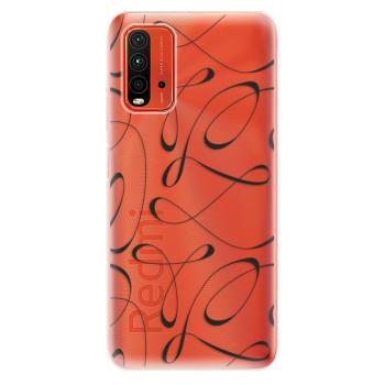 Odolné silikonové pouzdro iSaprio - Fancy - black - Xiaomi Redmi 9T