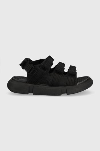 Sandály 4F dámské, černá barva, na platformě