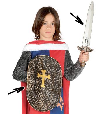 Guirca Detský štít s mečem