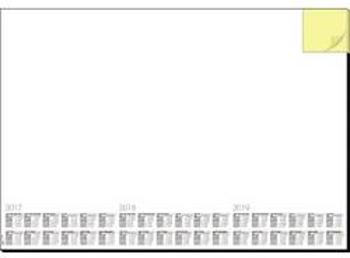 Sigel HO490 psací podložka roční plán bílá (š x v) 595 mm x 410 mm