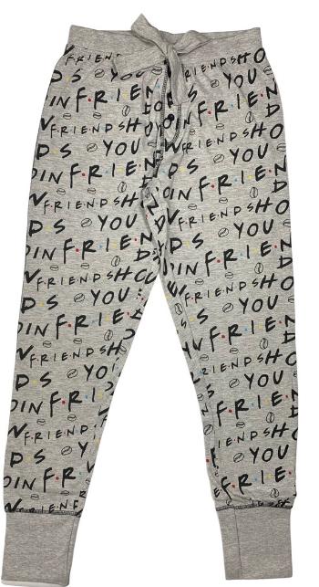 EPlus Dámské pyžamové kalhoty - Friends šedé Velikost - dospělý: XL