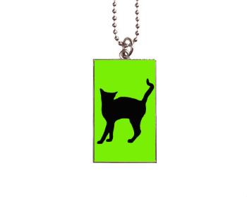 Medailonek obdélník Kočka - Líza