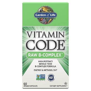 Garden of Life Vitamín B-Komplex - RAW Vitamin Code -60 kapslí