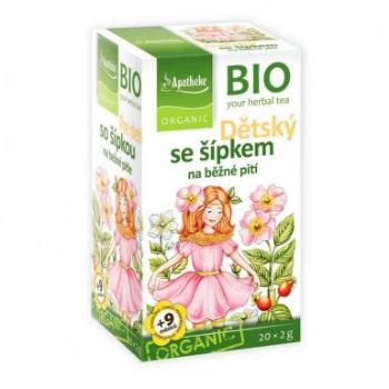 Apotheke BIO Dětský ovocný čaj se šípkem nálevové sáčky 20x 2 g