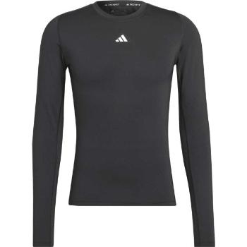 adidas TF LS TEE Pánské tričko, černá, velikost XXL